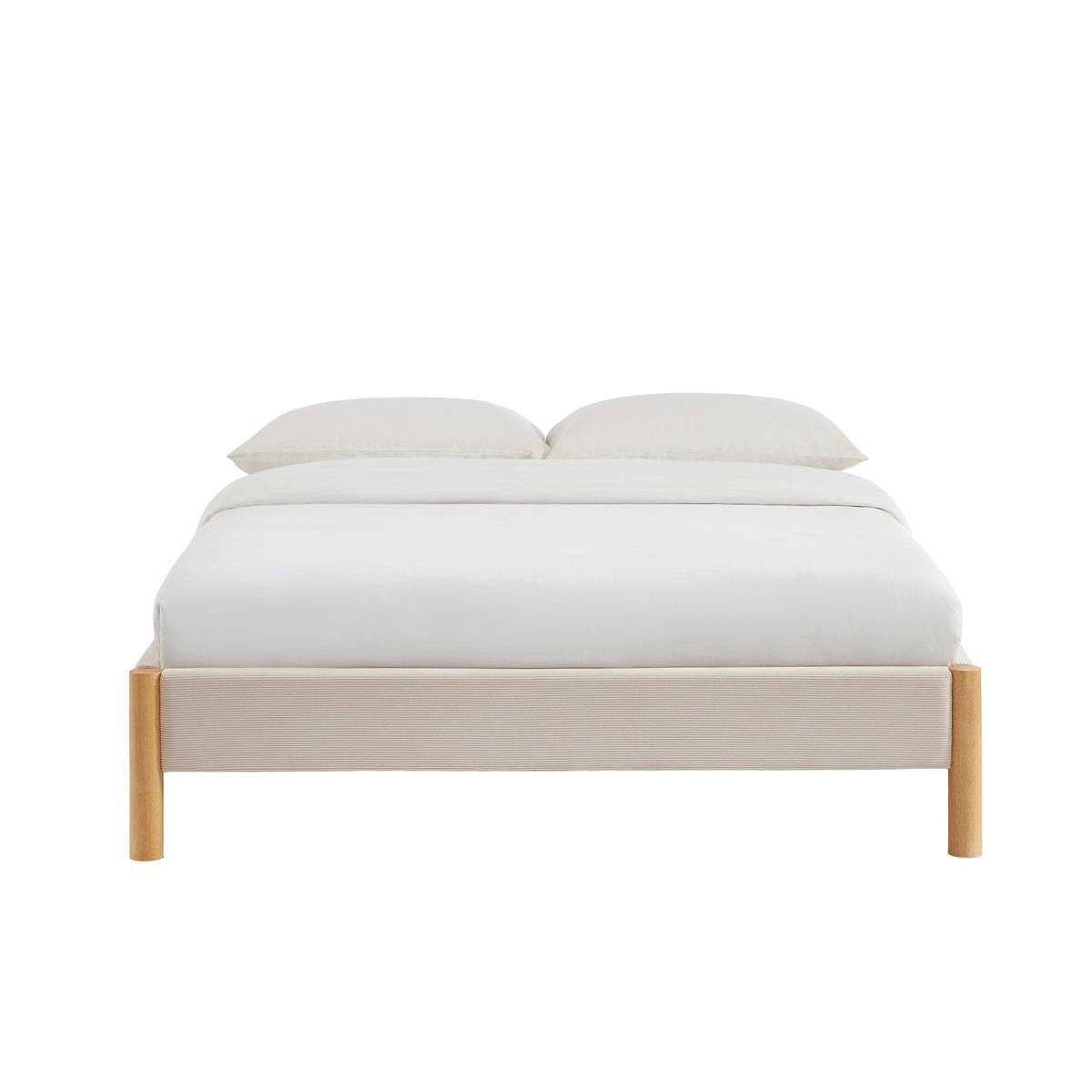 Bowi - Seng - Beige fløjl