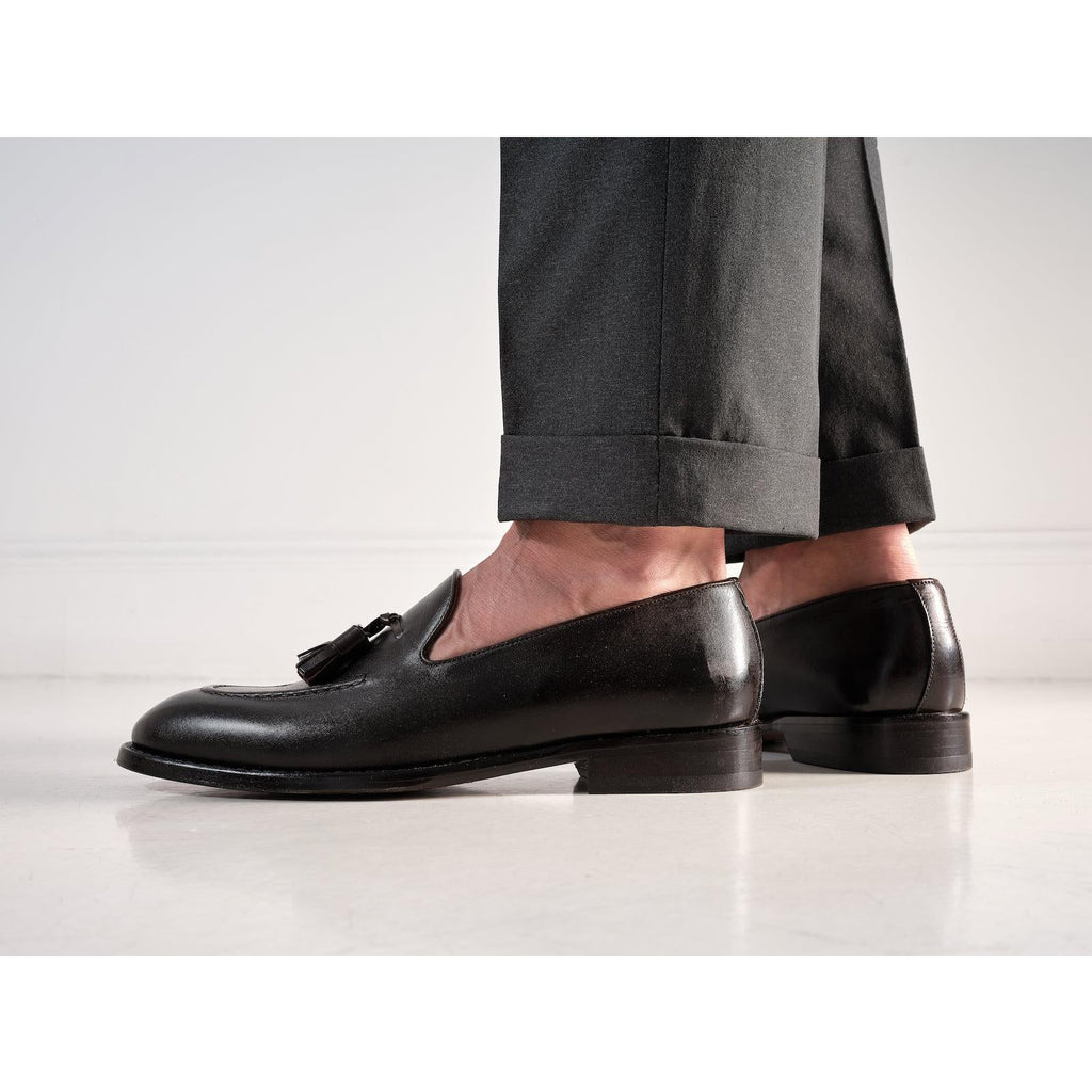 Mocassins À Pompon - Marron Foncé - Homme