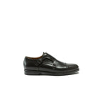 Monk Strap de punta recta - Marrón oscuro - Hombre