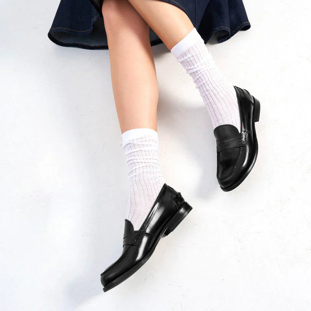 Mocassins Penny - Noir - Femme