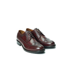 Zapatos Derby con puntera perforada larga - Burdeos - Mujer