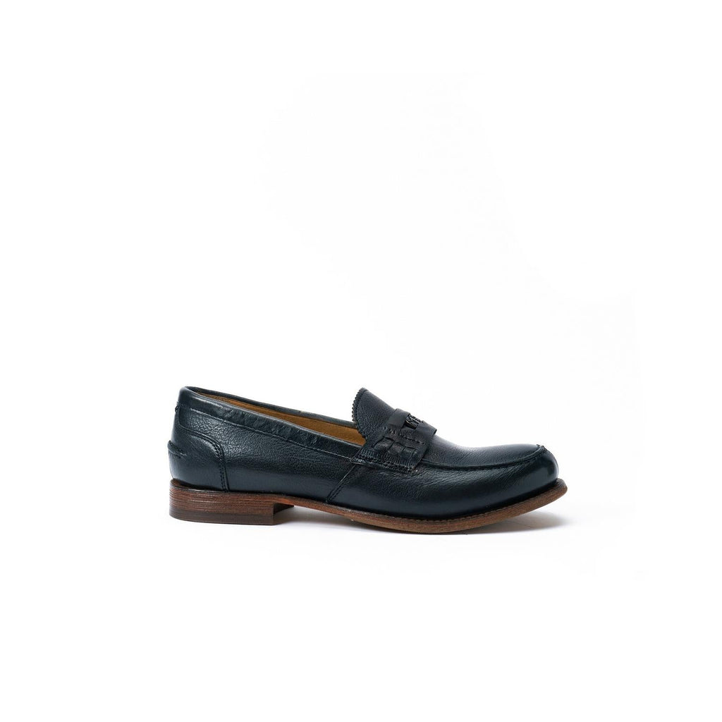 Penny Loafers - Black - Women's