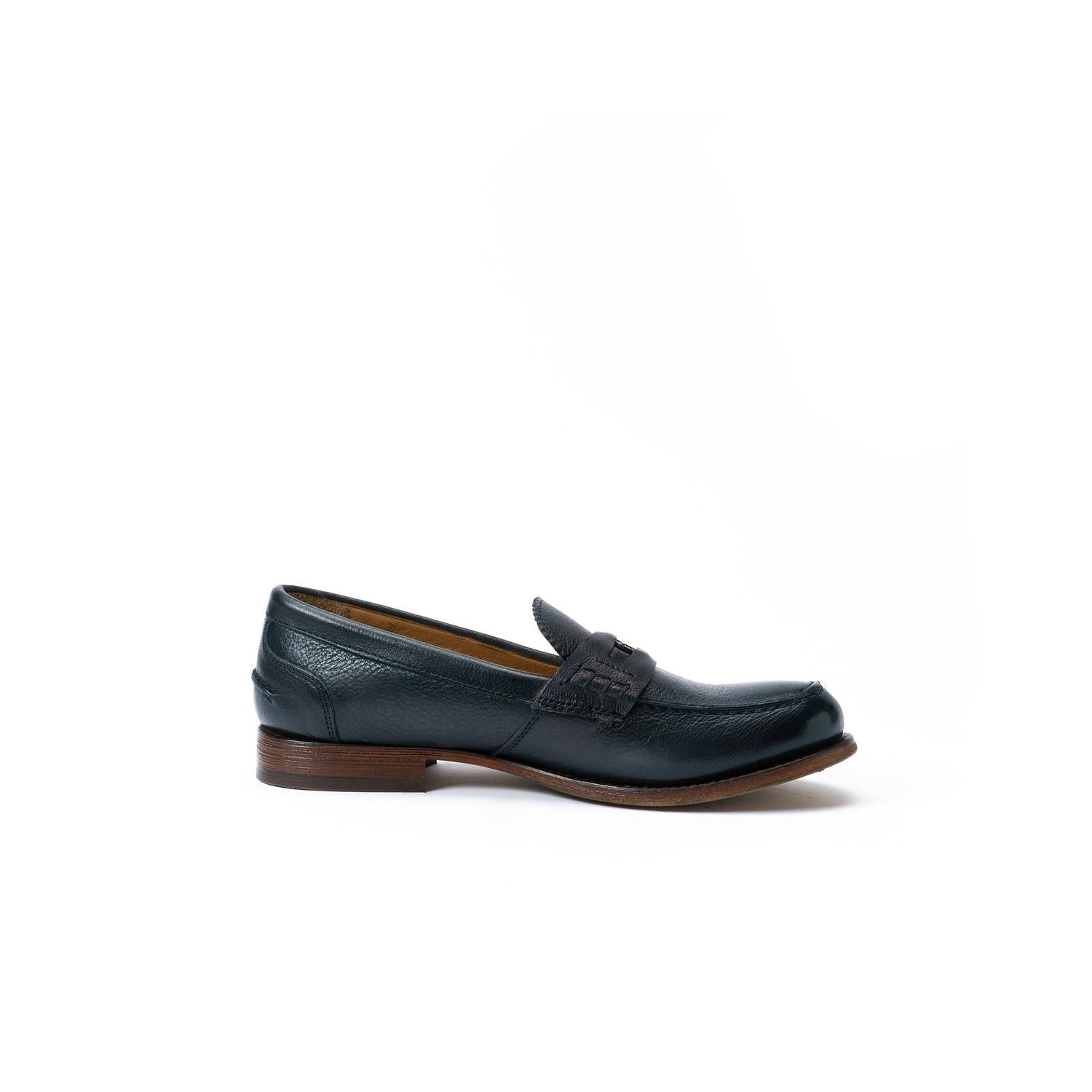 Penny Loafers - Black - Women's