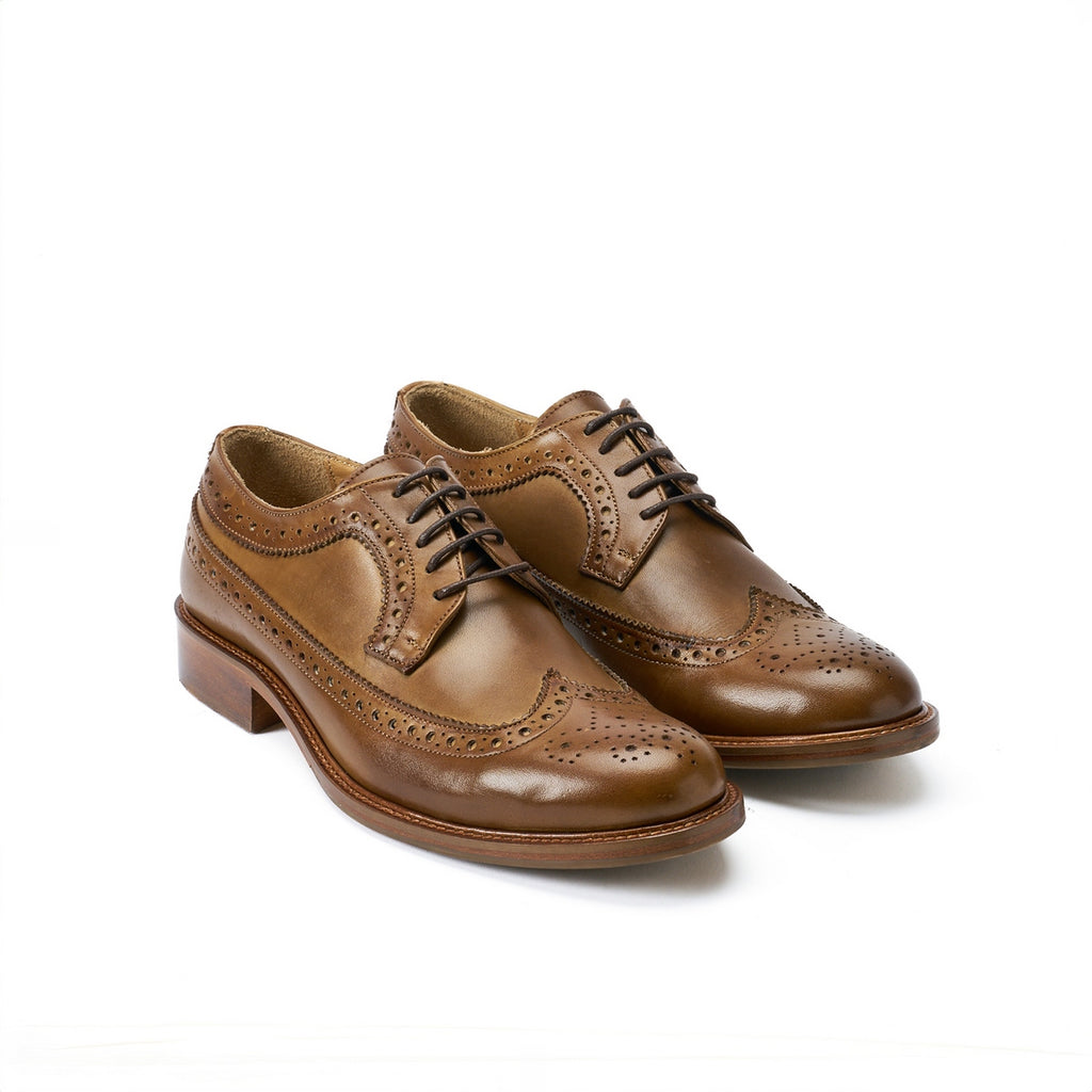 Derby À Bout Fleuri Long - Kaki - Femme