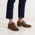 Derby À Bout Fleuri Long - Kaki - Femme