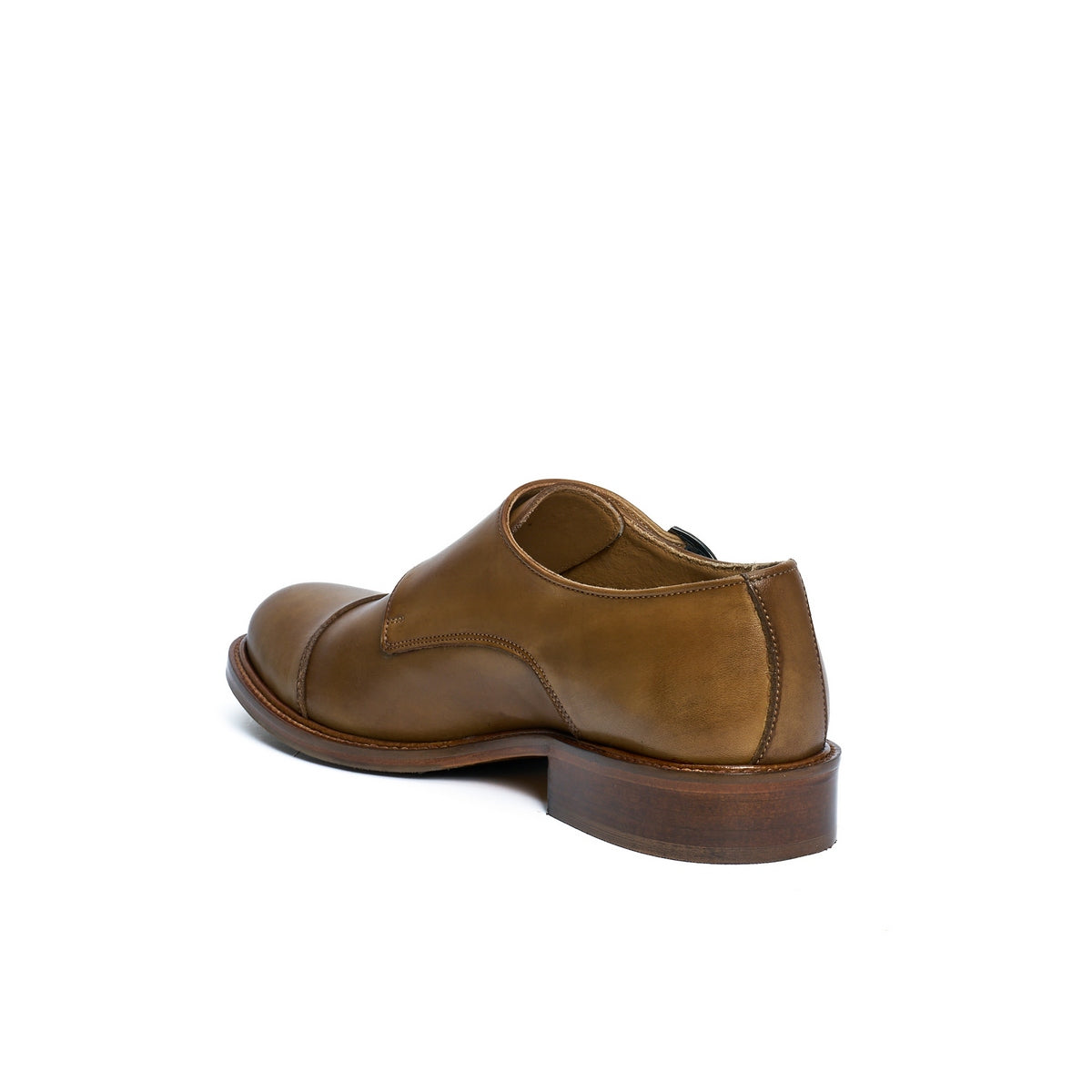 Monk Strap À Bout Droit - Kaki - Femme