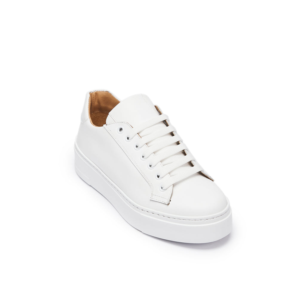 Baskets À Lacets Classiques - Blanc - Homme