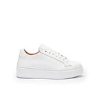 Classic Lace-Up Trainers - White - Women