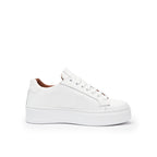 Classic Lace-Up Trainers - White - Women