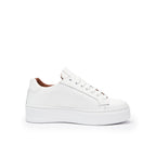 Classic Lace-Up Trainers - White - Women