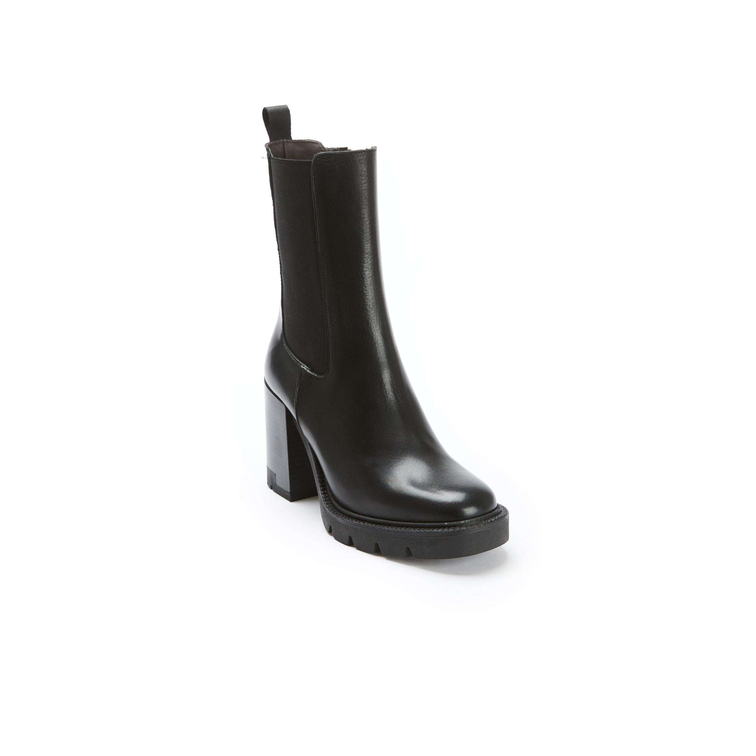 Bottines Chelsea À Talon - Noir - Femme