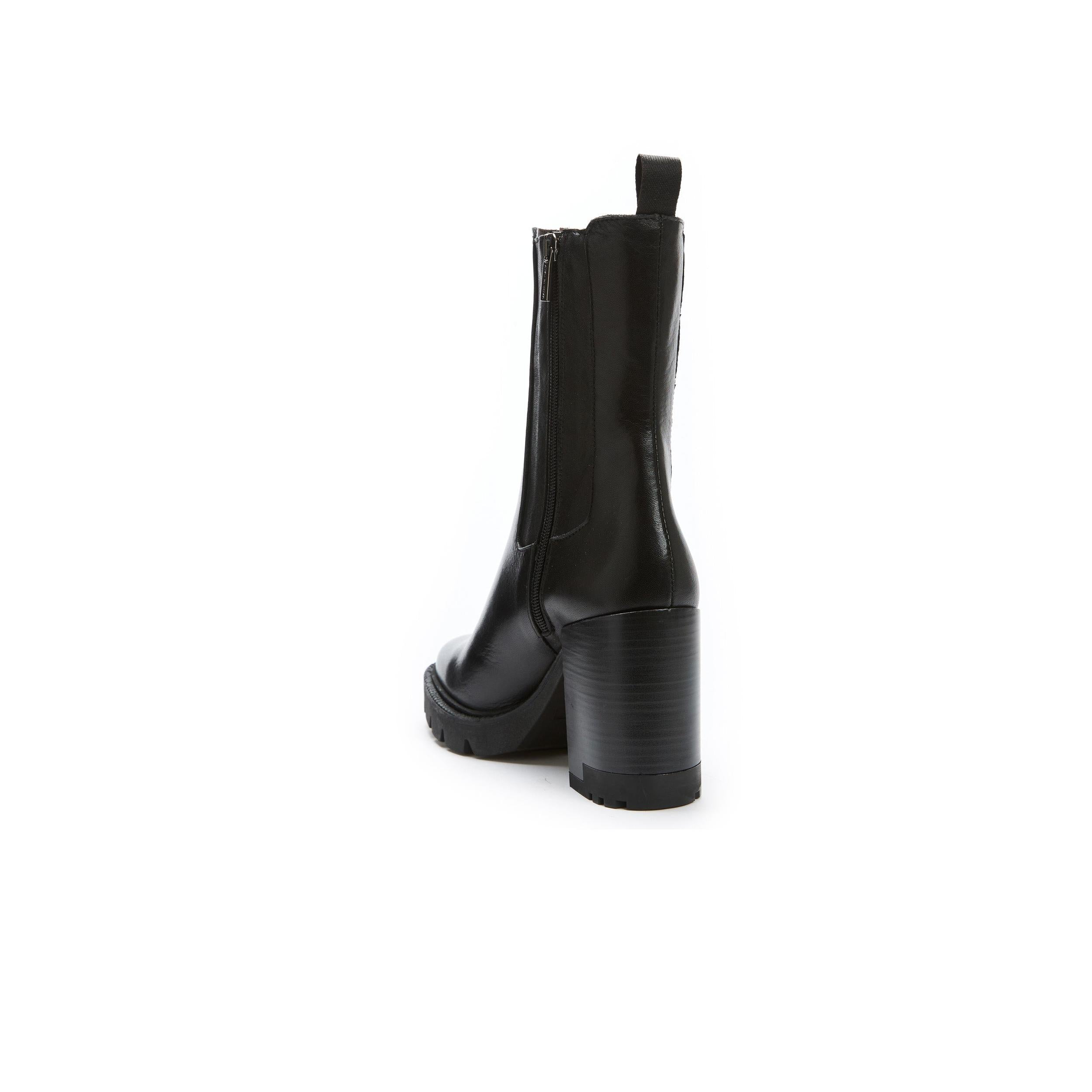 Heeled Chelsea Boots - Black - Women
