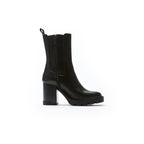 Heeled Chelsea Boots - Black - Women
