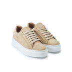 Baskets Classiques À Lacets - Beige - Femme