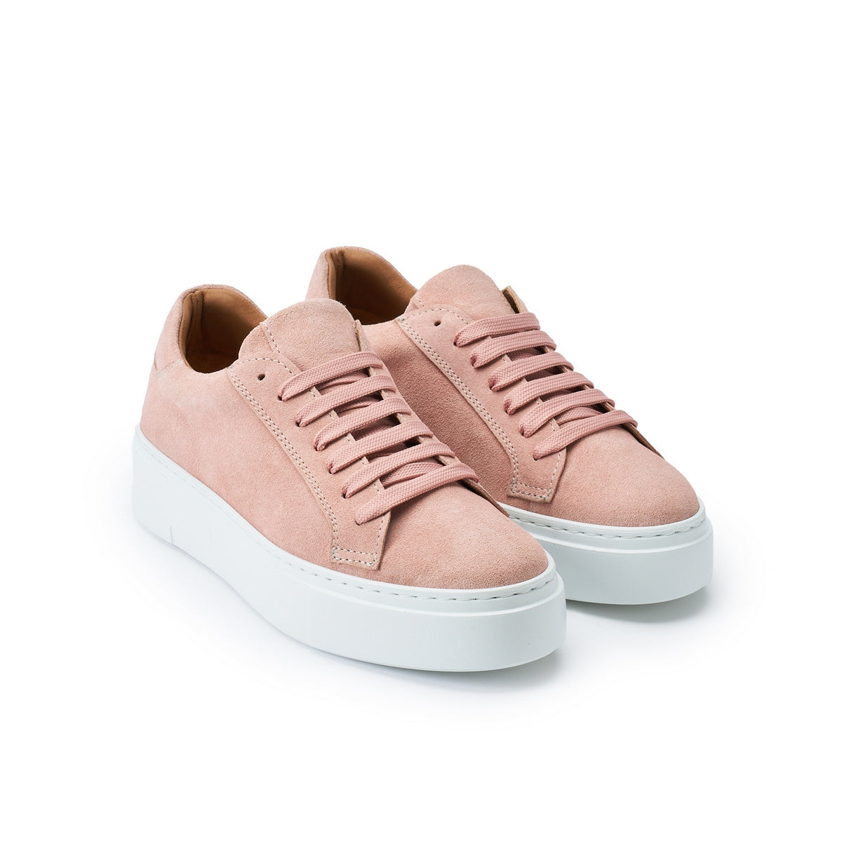 Baskets Classiques À Lacets - Rose - Femme