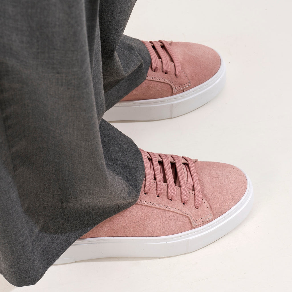 Baskets Classiques À Lacets - Rose - Femme