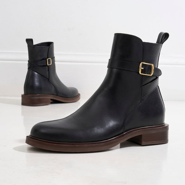Bottines Jodhpur - Noir - Femme