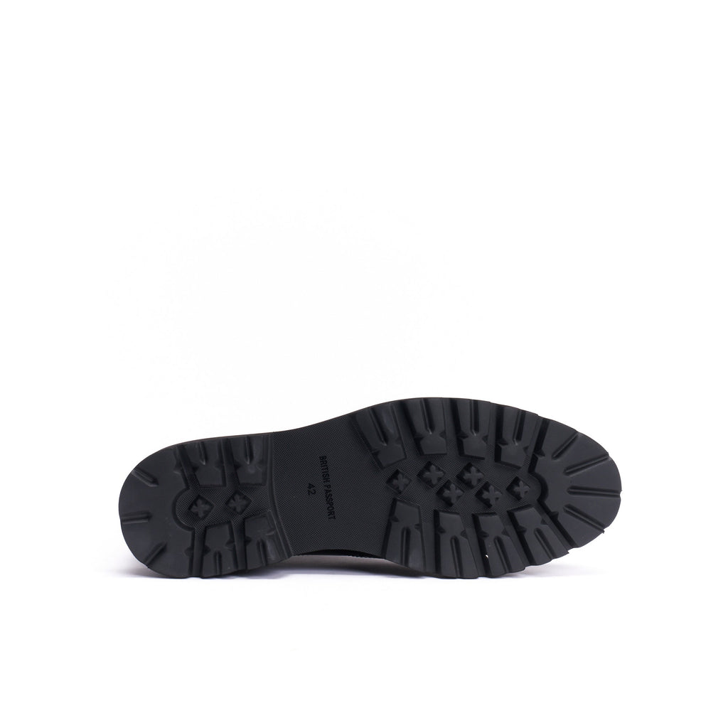 Chelsea Wingtip Ankle Boots - Black - Men