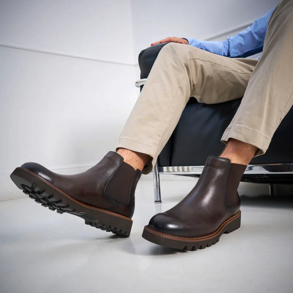 Bottines Chelsea - Marron Foncé - Homme