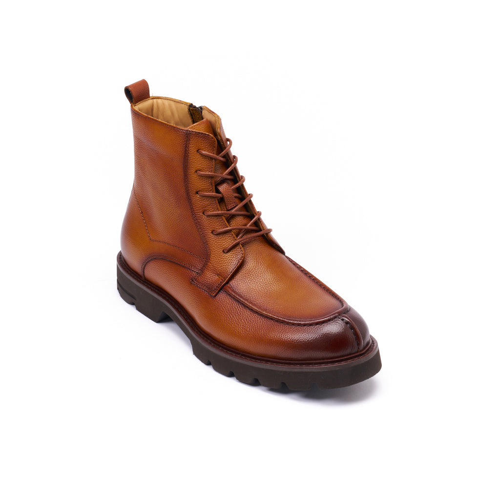 Botines Derby Apron - Marrón Claro - Hombre