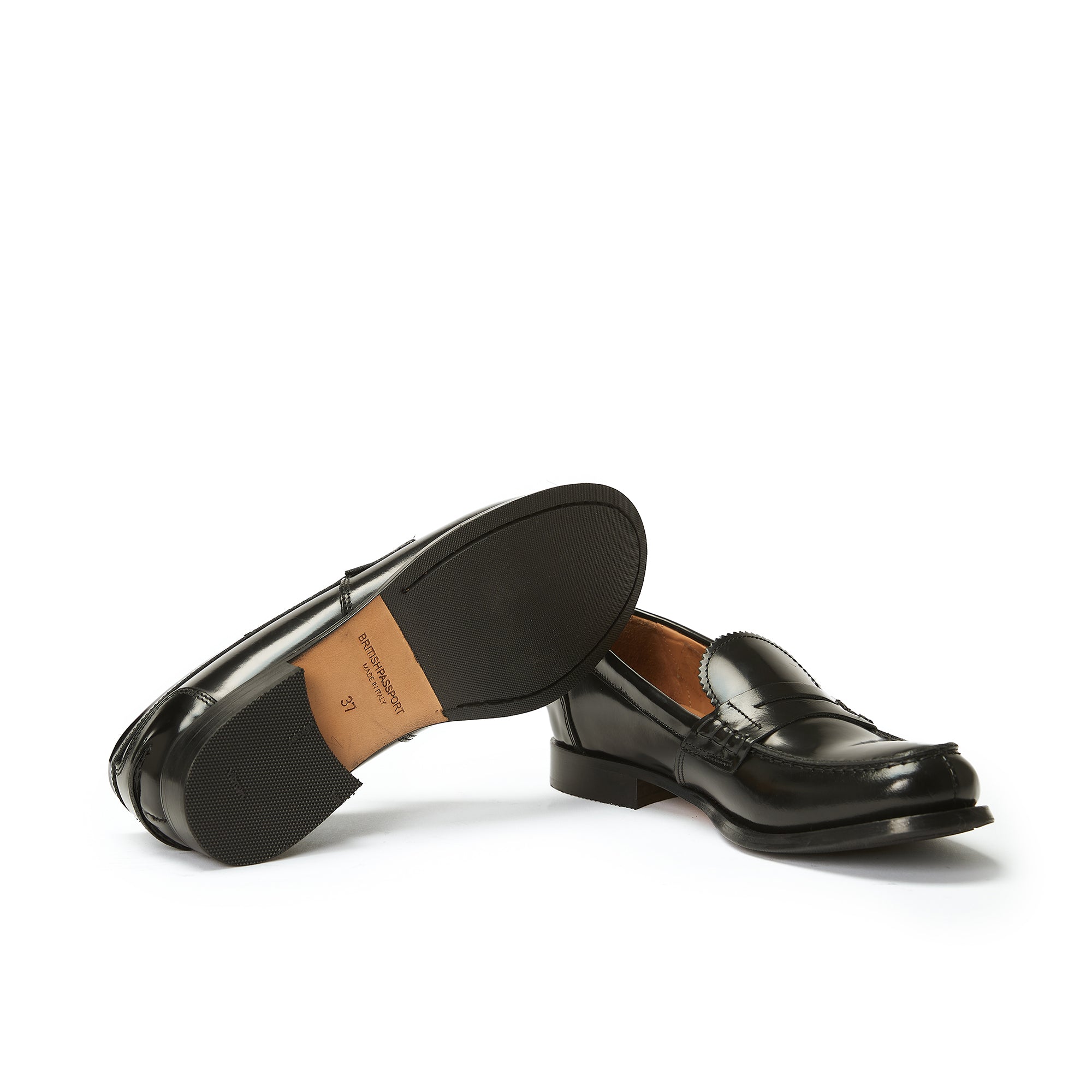 Penny Loafers - Black - Men