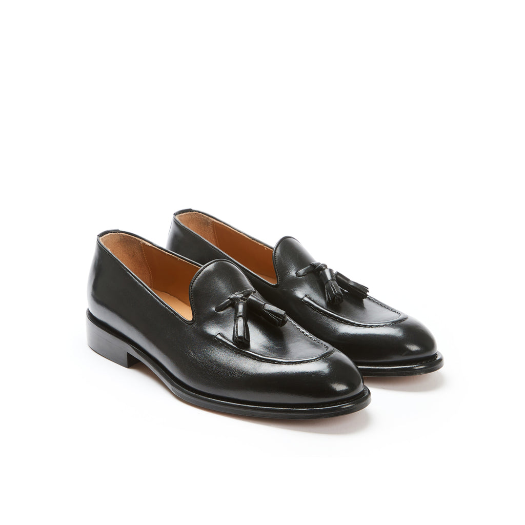 Tassel Loafers - Black - Men