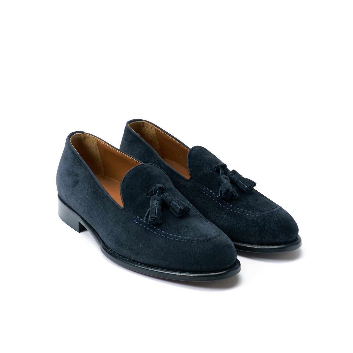 Tassel Loafers - Navy Blue - Men