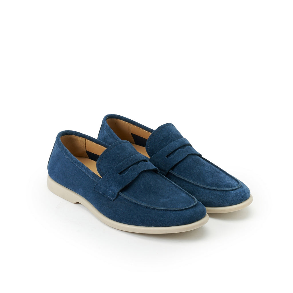 Penny Loafers - Navy Blue - Men