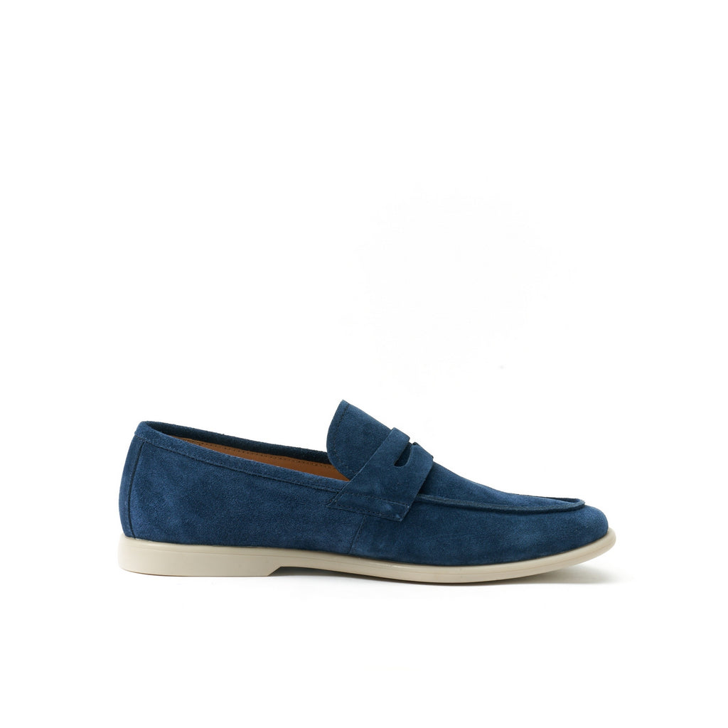 Penny Loafers - Navy Blue - Men