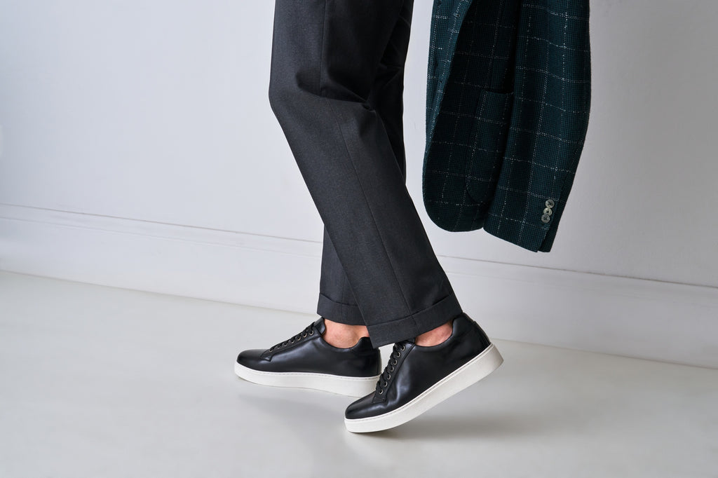 Baskets Classiques À Lacets - Noir - Homme