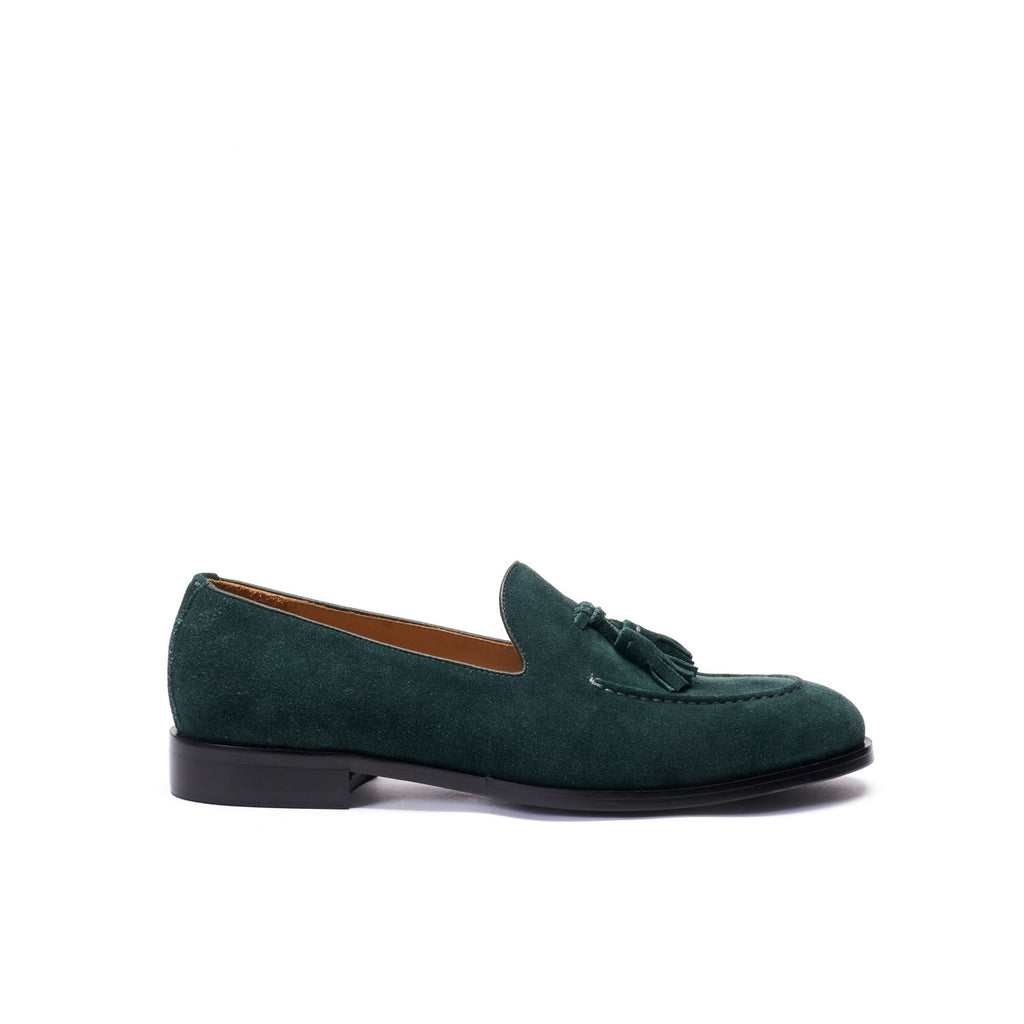 Mocasines con borlas - Verde - Hombre