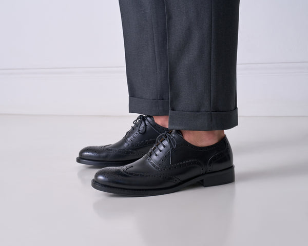 Brogue Oxfords - Black - Men