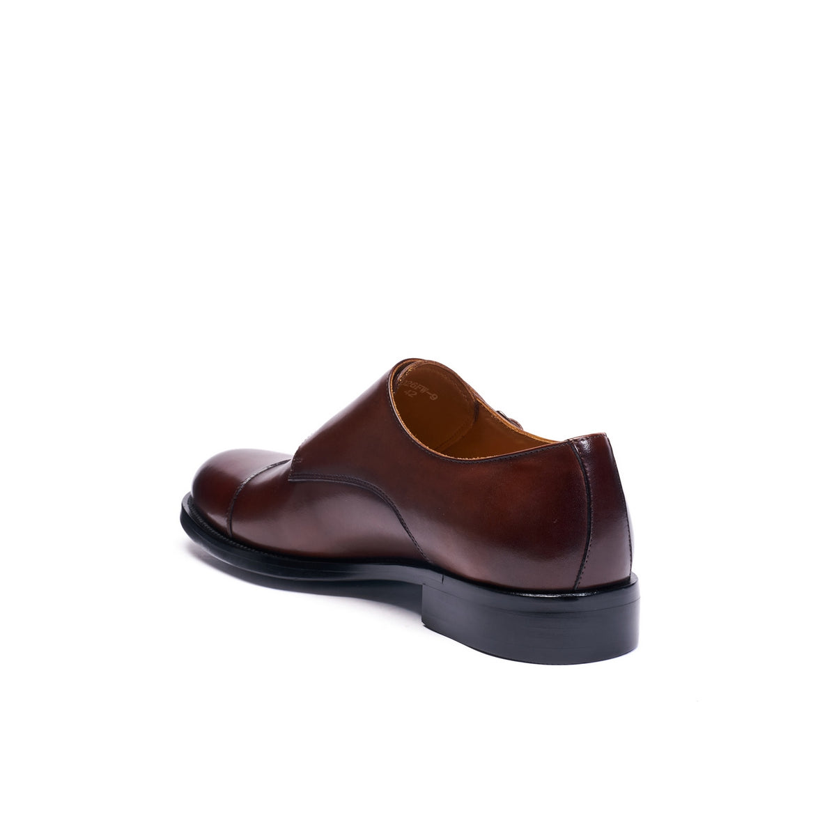Monk Strap a punta dritta - Marrone scuro - Uomo