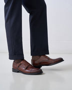 Monk Strap a punta dritta - Marrone scuro - Uomo