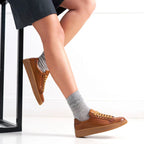 Baskets Classiques À Lacets - Marron Clair - Femme