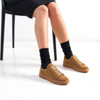 Zapatillas Con Cordones - Marrón - Mujer