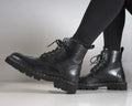 Bottes Derby À Bout Golf - Noires - Femme