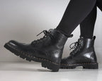Bottes Derby À Bout Golf - Noires - Femme