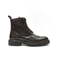 Bottes Derby À Bout Golf - Marron Foncé - Femme