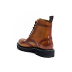 Botas Derby Wingtip - Marrón Marrón - Mujer