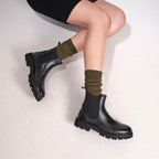 Bottines Chelsea À Bout D'Aile - Noir - Femme