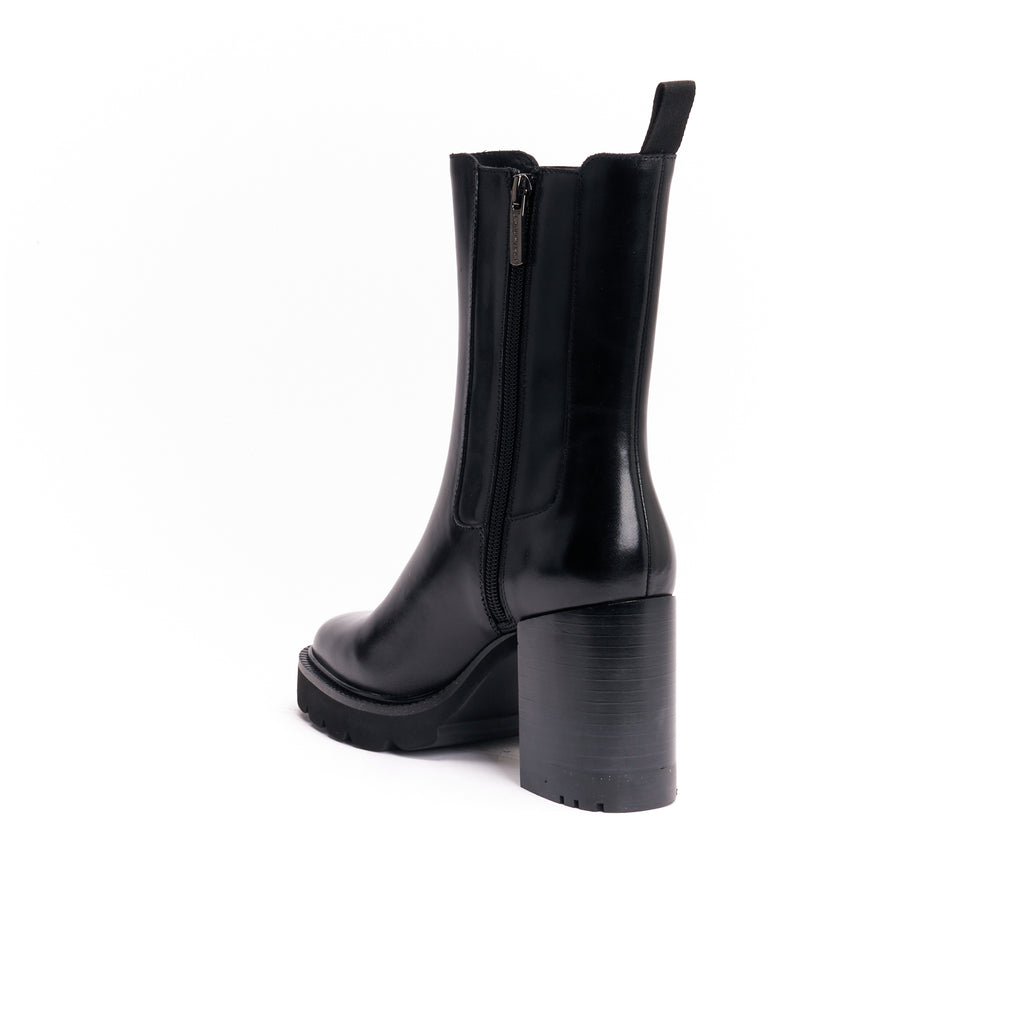 Bottines Chelsea À Talons - Noir - Femme