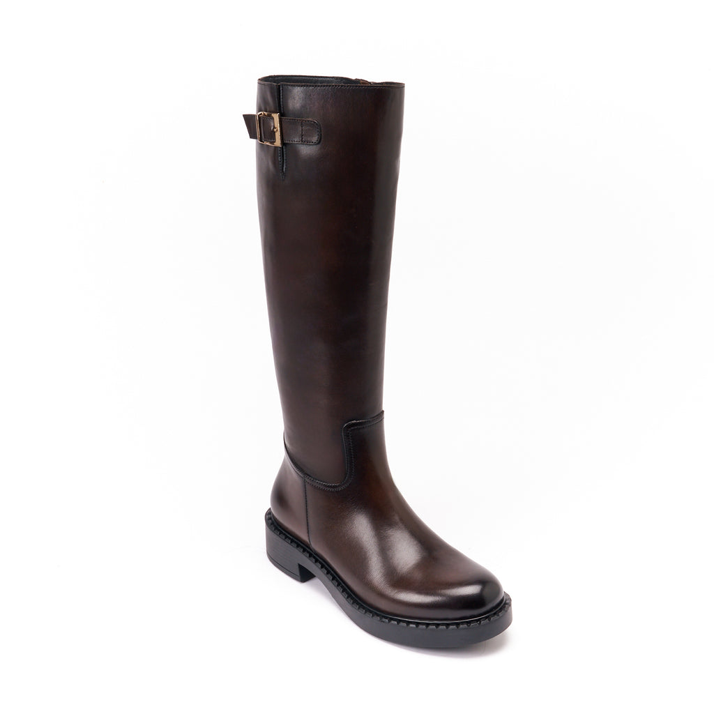 High Boots - Dark Brown - Women