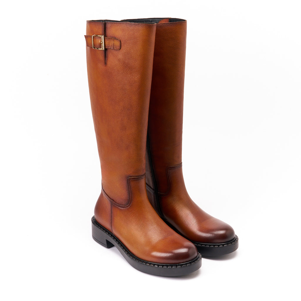 Bottes Hautes - Marron - Femme