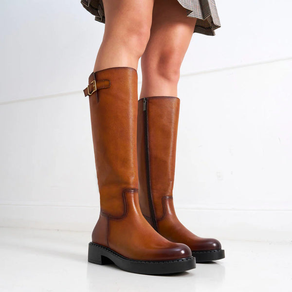 Bottes Hautes - Marron - Femme