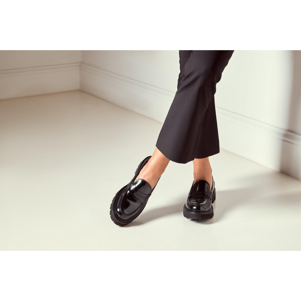 Penny Loafer – Schwarz – Damen