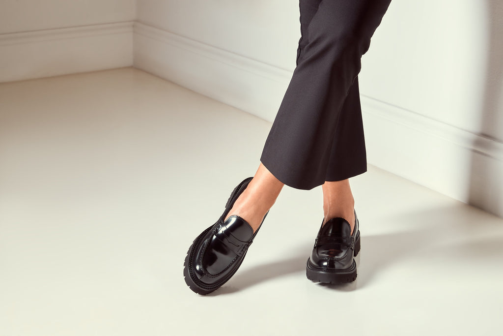Mocassin Penny - Noir - Femme
