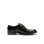 Zapatos Oxford con puntera recta - Negro - Mujer