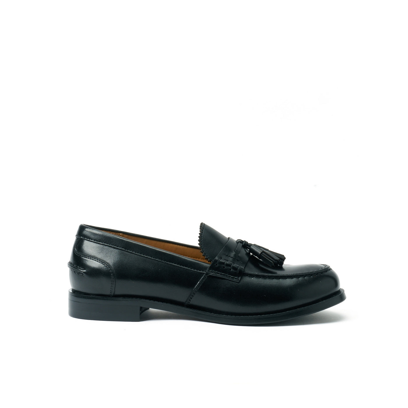 Tassel Loafers - Black - Women