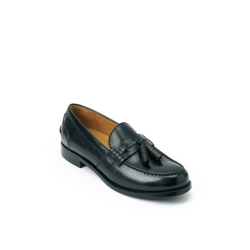 Tassel Loafers - Black - Women